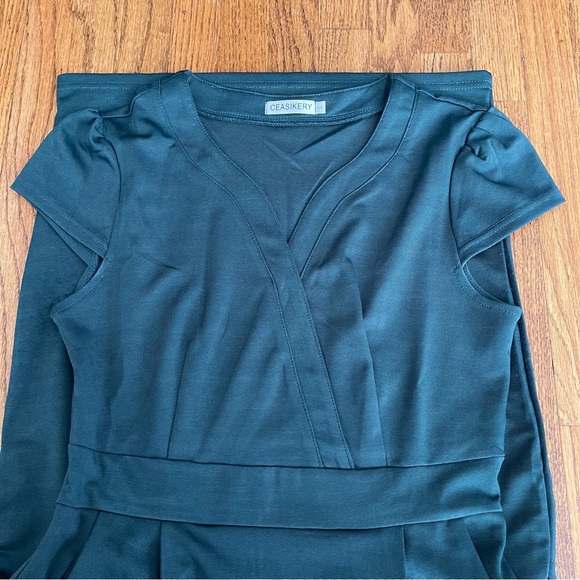 CEASIKERY Women's Business Cocktail Pencil Dress with Pockets - Picture 8 of 16